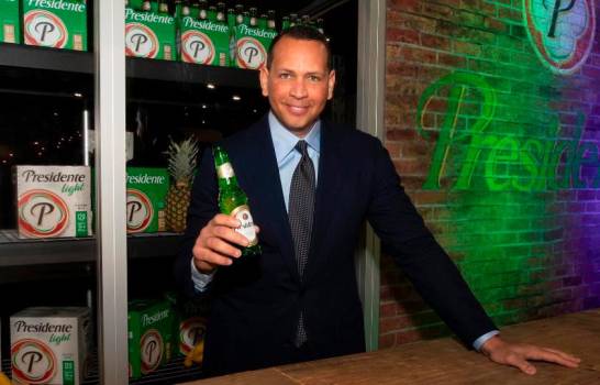 Alex Rodríguez confirma presidirá la marca de cerveza Presidente