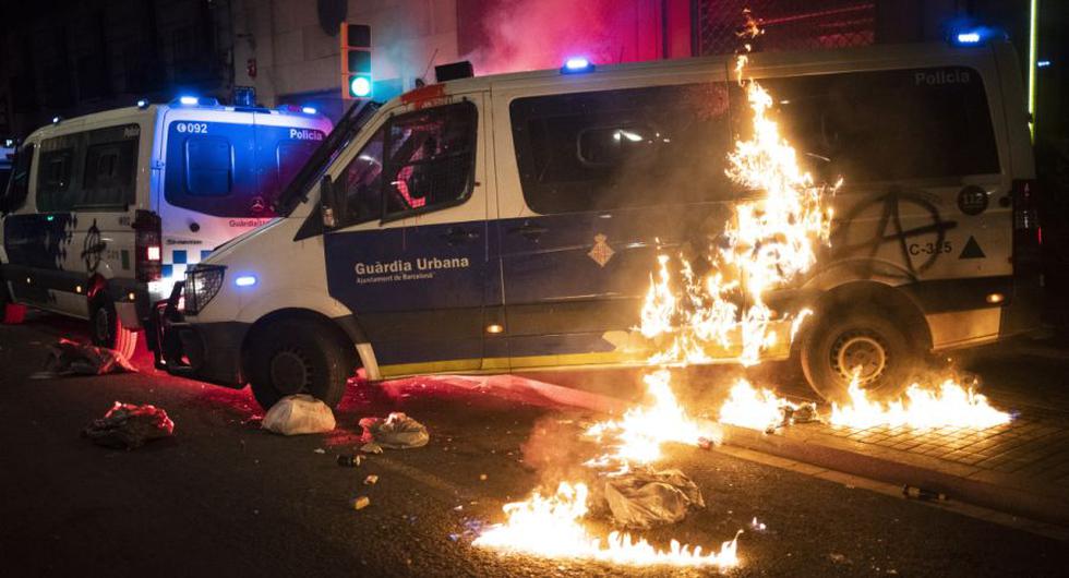 14 Arrested in serious Riots in the Spanish city of Barcelona
