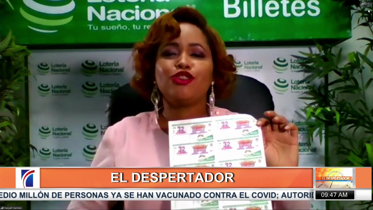 Lotería Nacional relanza imagen de billete tradicional